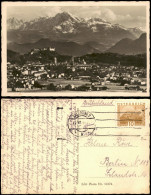Ansichtskarte Salzburg Panorama-Ansicht Blick Zum Hohen Göll 1931 - Other & Unclassified