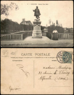 CPA Auxerre Denkmal Statue Paul Bert 1908 - Autres & Non Classés