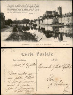 CPA Auxerre Les Quais Et La Cathédrale Kathedrale 1915 - Autres & Non Classés