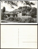 Ansichtskarte Bad Kreuznach Alte Nahebrücke Mit Kauzenburg 1953 - Bad Kreuznach