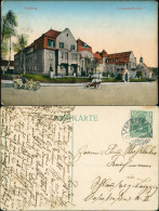 Ansichtskarte Freiberg (Sachsen) St. Johannis Hospiotal - Autos 1914 - Freiberg (Sachsen)