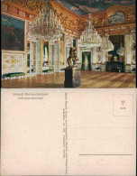 Chiemsee Ochsenaugensaal, Kronleuchter, Innen-Einrichtung, Castle Postcard 1920 - Chiemgauer Alpen