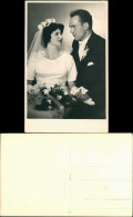 Portrait Foto Hochzeit Hochzeitspaar Braut Bräutigam 1950 Privatfoto - Nozze