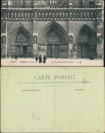 CPA Paris Le Portail De Notre-Dame Kathedrale 1925 - Notre Dame De Paris