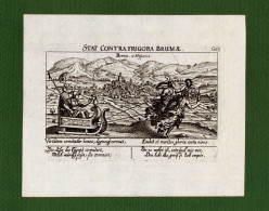 ST-ES  BORNOS Cadiz Andalucía. 1630~ Bornes, In Hispania Daniel Meisner STAT CONTRA FRIGORA BRUMAE - Prenten & Gravure