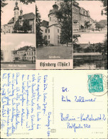 Eisenberg (Thüringen) DDR  AK Mit Rathaus, Schloßkirche Plätze & Straßen 1960 - Eisenberg