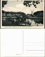 Ansichtskarte Norderney Partie An Der Napoleonschanze Windmühle 1932 - Norderney