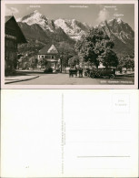 Ansichtskarte Garmisch-Partenkirchen Marktplatz - Kutsche Auto 1928 - Garmisch-Partenkirchen