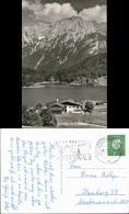 Ansichtskarte Mittenwald Lautersee Partie Berghof See Karwendel Berge 1951 - Mittenwald