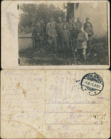 Ansichtskarte  Soldaten 1. WK Militaria Gel Schliengen 1915 Privatfoto - Weltkrieg 1914-18