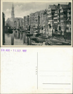 Ansichtskarte Hamburg Deichstrassenfleet 1929 - Altri & Non Classificati