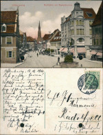Ansichtskarte Offenburg Marktplatz - Cigarren-Geschäft 1911 - Offenburg