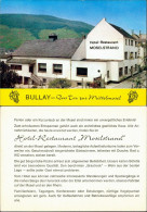 Bullay Reklame-/Werbekarte Hotel Restaurant Moselstrand 1975 - Alf-Bullay