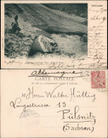 CPA Vallouise Gletscher - Glacier Chemin Du Noir Bergsteiger 1903 - Other & Unclassified