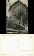 Ansichtskarte Oybin Hochwaldbaude, Treppe 1956 - Oybin