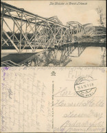 Brest-Litowsk Brześć Брэст Oder Берасьце) Zer  Brücke  WK1 Gel. Feldpost 1918 - Bielorussia