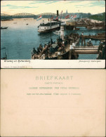 Rotterdam  Groeten Uit Maasgezicht Oosterhade Schiffe Anlegestelle Brücke 1900 - Rotterdam