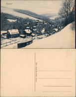 Kipsdorf-Altenberg (Erzgebirge) Panorama-Ansicht Zur Winterzeit 1920 - Kipsdorf