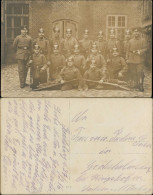 Militär Propaganda Soldaten Mit Pickelhaube Im 1. Weltkrieg 1916 Privatfoto - Other & Unclassified