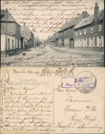 CPA Écourt-Saint-Quentin Rue Du Faubourg Dorfstrasse Feldpost 1914 - Sonstige & Ohne Zuordnung
