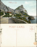 Postcard Gibraltar The Governor's Cottage, Straßen Partie 1910 - Gibilterra