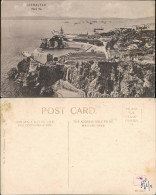 Postcard Gibraltar Panorama Vogelschau-Perspektive Der Rosia Bay 1910 - Gibraltar