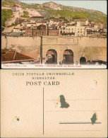 Postcard Gibraltar Casemates Gates 1911 - Gibraltar