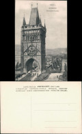 Prag Praha Altstädter Brückenthurm Karlsbrücke Karlův Most 1910 - Tschechische Republik