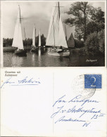 Postkaart Aalsmeer Zeilsport See Ansicht, Segeln, Segelsport 1960 - Sonstige & Ohne Zuordnung