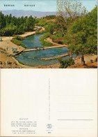 Postcard Allgemein BANIAS THE RIVER JORDAN Landschaft Israel 1975 - Israele