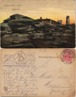 Ansichtskarte Ilsenburg (Harz) Brocken (Harz) Teufelskanzel Brockenhaus 1921 - Sonstige & Ohne Zuordnung