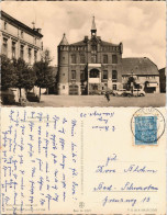 Ansichtskarte Laage (Mecklenburg) Marktplatz Mit Rathaus 1958 - Other & Unclassified