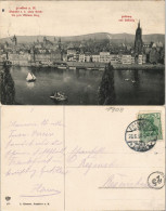 Ansichtskarte Frankfurt Am Main Feldberg Altkönig, Mainkai Und Brücke 1908 - Frankfurt A. Main