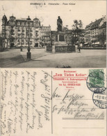 Straßburg Strasbourg Kleberplatz, Werbung REstaurant Zum Tiefen Keller 1910 - Strasbourg