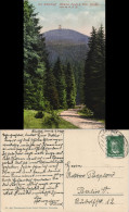 Ansichtskarte Gehlberg Aussichtsturm Schneekopf Gel. Bahnpost 1929 - Autres & Non Classés