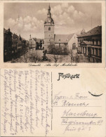 Ansichtskarte Detmold Partie An Der Kirche Marktkirche 1920 - Detmold