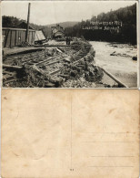 Lauenstein (Erzgebirge)-Altenberg Hochwasser - Bahnhof 1927 Privatfoto - Lauenstein