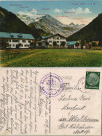 Birgsau-Oberstdorf (Allgäu) Umlandansicht Birgsau Häuser Und Berge 1936 - Oberstdorf