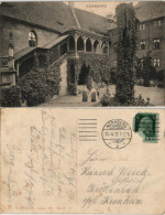 Ansichtskarte Nürnberg Nürnberger Burg Schloss-Hof Mit Linde 1912/1907 - Nürnberg