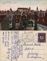 Ansichtskarte Nürnberg Blick Nach Der Burg Und Dem Maxplatz 1922 - Nürnberg