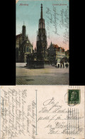 Ansichtskarte Nürnberg Partie Mit Schöner Brunnen 1911 - Nürnberg