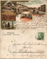 CPA Litho AK Rezonville MB: Straße, Denkmäler B. Metz 1905 - Altri & Non Classificati