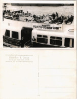 Altona-Hamburg GROSSE HAFEN-RUNDFAHRT Schiff Personen Auf Deck Echtfoto-AK 1960 - Altona