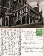 Ansichtskarte Lübeck Rathaus Rathaustreppe 1956 - Otros & Sin Clasificación