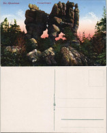 Postcard Karlsberg Karłów Die Heuscheuer - Triumphbogen 1916 - Schlesien