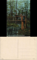 Lübbenau (Spreewald) Lubnjow Spreewald Königl. Wald Altzaucher Mühle. 1911 - Lübbenau