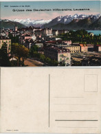 Ansichtskarte Lausanne Grüsse Des Deutschen Hilfsvereins, Lausanne.Stadt 1911 - Other & Unclassified