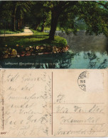 Ansichtskarte Rheinsberg Seesteg Im Schloßpark 1913 - Rheinsberg