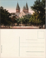 Halberstadt Liebfrauenkirche Partie An Der Kirche, Harz Region 1910 - Sonstige & Ohne Zuordnung