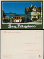 San Francisco Cable Car With Bay And Alcatraz In Background 1990 - Other & Unclassified